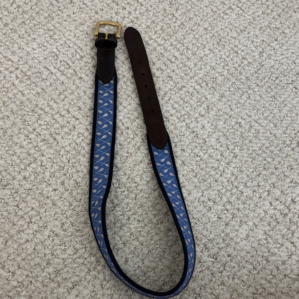 Stylish Blue and Brown Men's Belt
